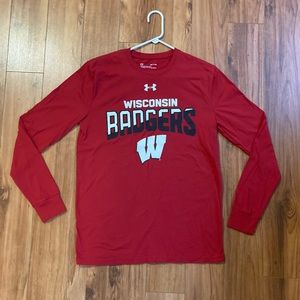 Under Armour Wisconsin Badger Men’s Small Shirt